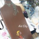 플레이팅 도마 페인팅 이미지