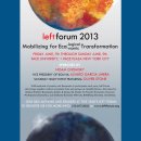 Left Form 2013: Mobilizing for Ecological /Economic Transformation 이미지