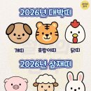 26년 대박띠, 삼재띠 등 이미지