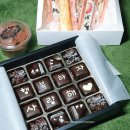 곰미 | 발렌타인데이수제초콜릿 글씨 레터링 곰미커피 쫀득쿠키