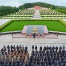 김정은, '전승절'에 열사묘역 두루 참배...딸과 부인 동행 이미지