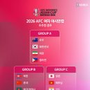 [오피셜] 2026 AFC 여자 아시안컵 조편성 결과 이미지
