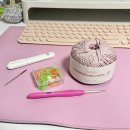 뜰안의행복 | [코바늘] 여름 모자 뜨기 / 뜰안 뜨개공방 오하이 모티브 버킷햇 DIY 키트 내돈내산 후기
