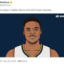 NBA 역대 최초 200 트리플더블 달성하는 러셀 웨스트브룩.gif 이미지