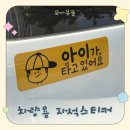 아이가타고있어요 자석스티커 후기, 귀엽고 안전까지 챙긴 차량용 필수템