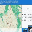 경남 함안 백이산·숙제봉 둘레길 (군북역~백이산등산로입구~정자~명관리2번공룡발자국화석~1번탑돌이공룡발자국 원점회귀) gpx [참고용] 이미지