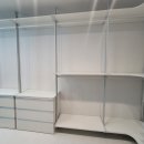 상무금호대우아파트경로당 | 광주시스템행거 상무지구금호대우 3단 서랍장을 넣은 ㄱ자형 드레스룸