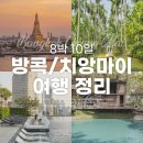 401004 | 8박 10일 태국 방콕&amp;치앙마이 여행 총 정리 - 항공권, 여행 경비 등