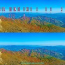 주변지역에서 바라본 주흘산 전경(등산지도, 등산코스, 산행지도, 산행코스 포함) 이미지