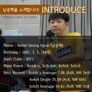 [Hottest Cuber] 01. 아시아 큐브의 자존심, 남승혁 이미지