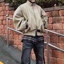 GLESS 글레스 / 크롭핏 헤링턴 자켓 / FREE 이미지