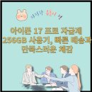 실버 | 아이폰 17 프로 자급제 실버 후기, 가벼운 무게와 뛰어난 성능
