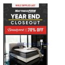 [하와이 생활 / 쇼핑] Mattress Firm(침대/메트리스 전문점) "세일정보(Year End Closeout)" - 2018년 12월 12일 ~ 18일 이미지