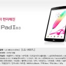 LG-P815L(LG C4000) LG 지패드2 8.0탭 태블릿 이미지