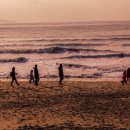 가족이 있는 풍경 이미지