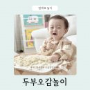 엄마와 함께 오감만족 오감놀이 | 엄마표 두부 오감놀이 하는법 9개월 아기 놀이 후기