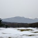 [제주도 여행사진] 제주도 한라산 조랑말 방목장에서 한라산 눈덮인 설경 (2012.01.15) 이미지