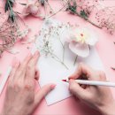 캘리그라피 활용 이미지