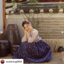 한복옷깃 이미지