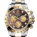 ROLEX Oyster Perpetual Cosmograph Daytona Combi 116523 로렉스 오이스터 퍼페츄얼 코스모그래프 데이토나 콤비 다이아몬드 블랙 진주자개 다이얼 이미지