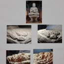 삼단 팔각 대좌 비로자나불 과 사자상 이미지