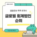 글로벌 회계법인 순위(Deloitte, PwC, EY, KPMG), S&amp;P 500 감사 점유율