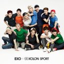 EXO X KOLON SPORT 스페셜 에디션 티셔츠 화보 이미지