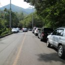 천주산 등산 도로변 이미지