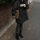 더칼라 | 【the barnnet】 더바넷 투웨이로 연출 가능한 겨울 숏코트｜코듀로이 칼라 헤링본 코트 실착 후기