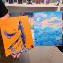 백드롭 감성 페인팅 (7월) | 알록베어화실 원데이클래스: 백드롭 페인팅으로 완성하는 색감 데이트 🎨