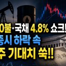 주식시황] 9/2 유가 90불, 국채 4.8% 뉴욕증시 하락 / 정유株 목표가 높이는 증권가 / 핵심법인된 기타법인 수급 이미지