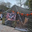 별아래캠핑장 | 용인 6세 아이와 가볼만한 할로윈 캠핑, 별아래캠핑장 이용 및 난로 대여 후기