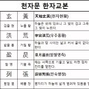 천자문 기초한자 이미지