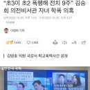 “초3이 초2 폭행해 전치 9주” 김승희 의전비서관 자녀 학폭 의혹 이미지