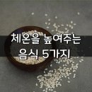 [체온을 높여주는 음식 5가지] 이미지