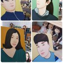 팝아트 인물화 이미지