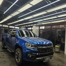 코발트블루 | 콜로라도 튜닝] 외관과 완벽한 깔맞춤! 서울·송파·위례 차주님이 극찬한 코발트블루 안전벨트 시공 후기