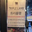 트리플램 | [구리 맛집] 트리플램ㅣ구리역 롯데백화점 전통시장 양꼬치, 양갈비 찐맛집ㅣ메뉴추천ㅣ내돈내산 솔직후기