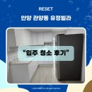 유정약품 | 안양 동안구 관양동 인덕원역 유정빌라 꼼꼼한 입주청소 이사청소 다녀온 후기 RESET