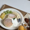 퐁실퐁실 | 안다미로 팬케이크 천호카페 퐁실퐁실한 수플레 내돈내산 후기