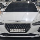 (서울 중고차)124러2051 제네시스 G70 2.0T AWD 엘리트 2019년형식 무사고짧은주행 5만키로 특옵션 흰색 판매 이미지