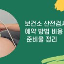 보건소 | 보건소 산전검사 후기 예약 방법 비용 준비물 정리