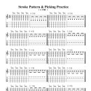 Stroke Pattenr &amp; Picking Practice 이미지