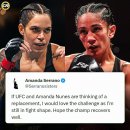 UFC 324 카일라 해리슨 부상 아웃, 아만다 세라노가 대타 자원 이미지