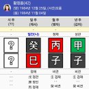 황정음 사주 (+코인 계사일주 무관)