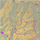 ﻿지리산 대성골 등산지도(경남 하동) 이미지