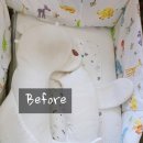 광명세탁 | 4개월 아기 가제수건 쉰내와 옆잠베개 누런 얼룩, 프로코 유아삶는세탁세제로 광명 찾은 솔직후기!