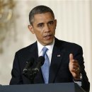 Obama digs heels in, refuses to negotiate debt ceiling-로이터 1/14 : 오바마 국가부채한도 증액 공화당의회 협상 강경책 발언 배경 이미지
