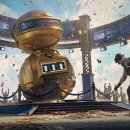 헬멧 조형물 이미지