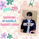 Sungmin in Manila Survey form 이미지